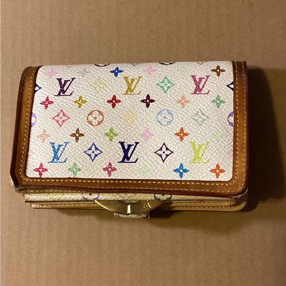 Louis Vuitton Multiple Colors Kisslock Bifold Wallet - Picture 2 of 6